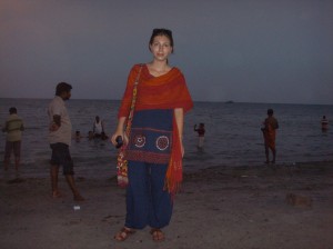 Lors d'un passage à Rameshwaram, en Inde du Sud, en 2009
