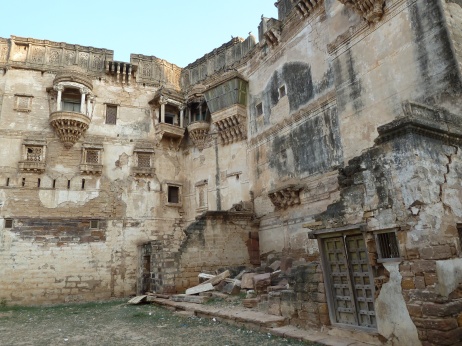 Le palais de Bhuj a beaucoup souffert du tremblement de terre de 2001